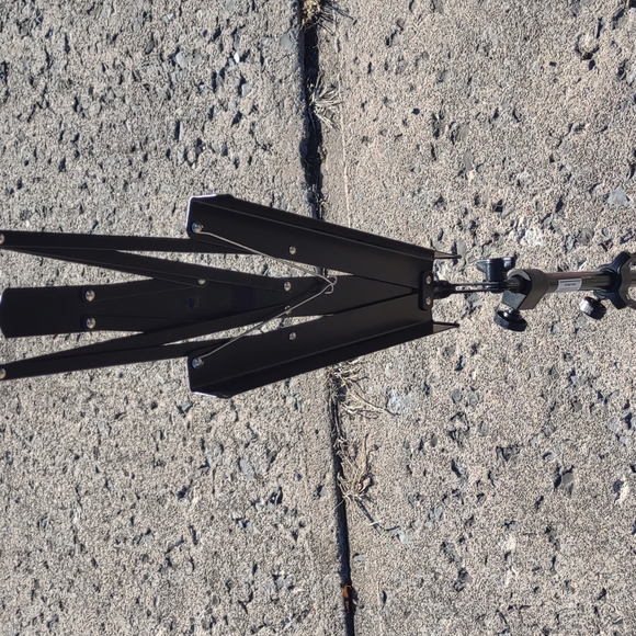 Sheet music stand foldable portable travel with tote bag metal tripod On Stage - Picture 6 of 12